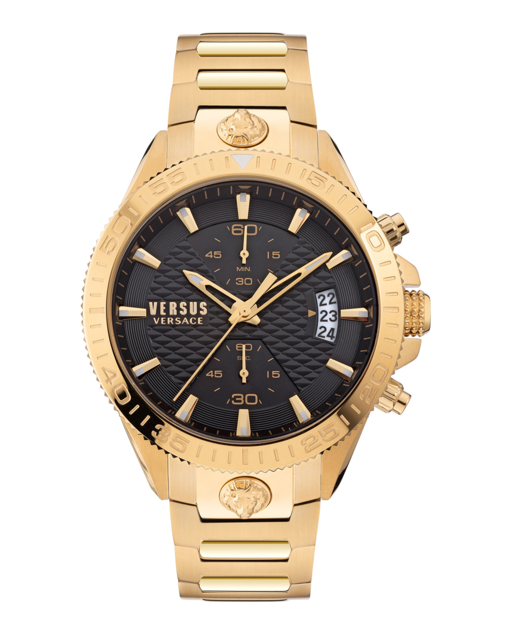 Buy Versace Griffith Gold 46mm Fashion Watch at Ubuy Zambia Versace Versus 46mm Fashion Watch main image 0