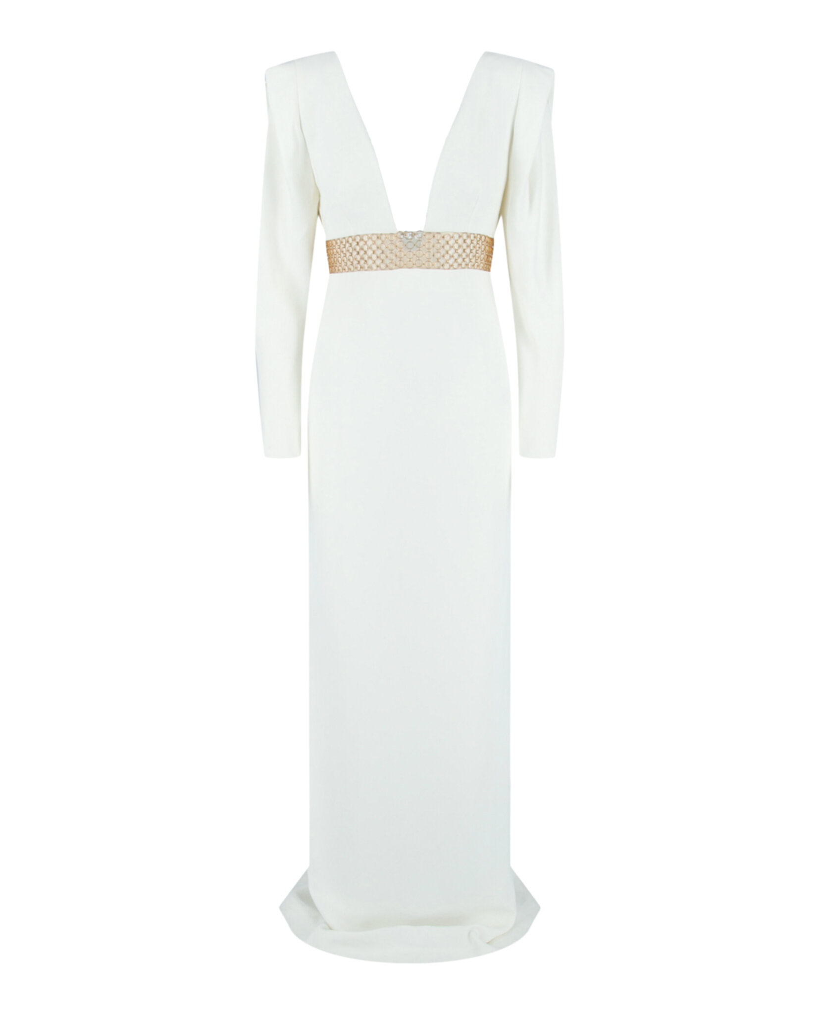 white long sleeve zipper dress Capelle Half-Zip Mini Dress in Off-White Dove White