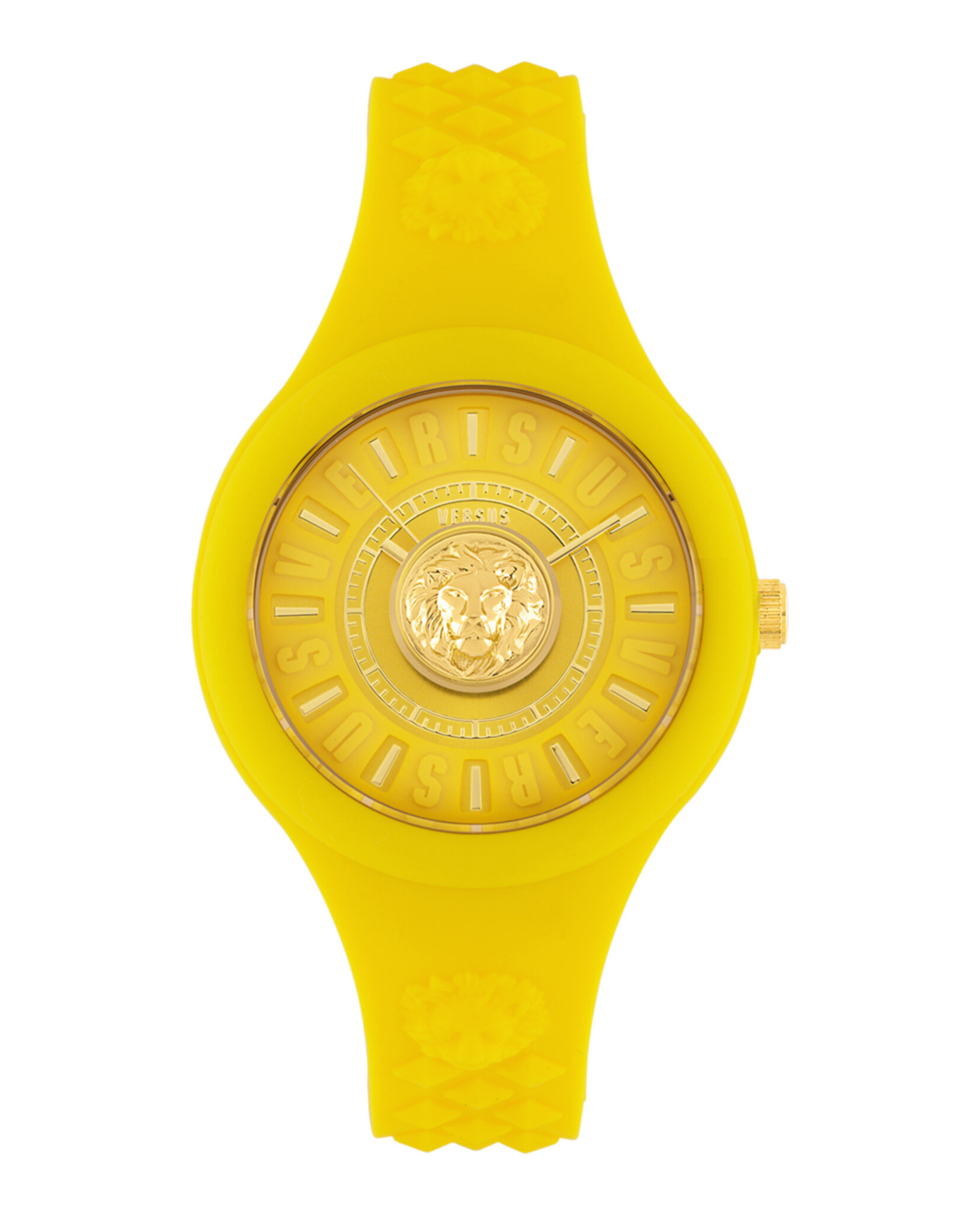 Versus Versace Womens Yellow 39mm Strap Fashion Watch | eBay
