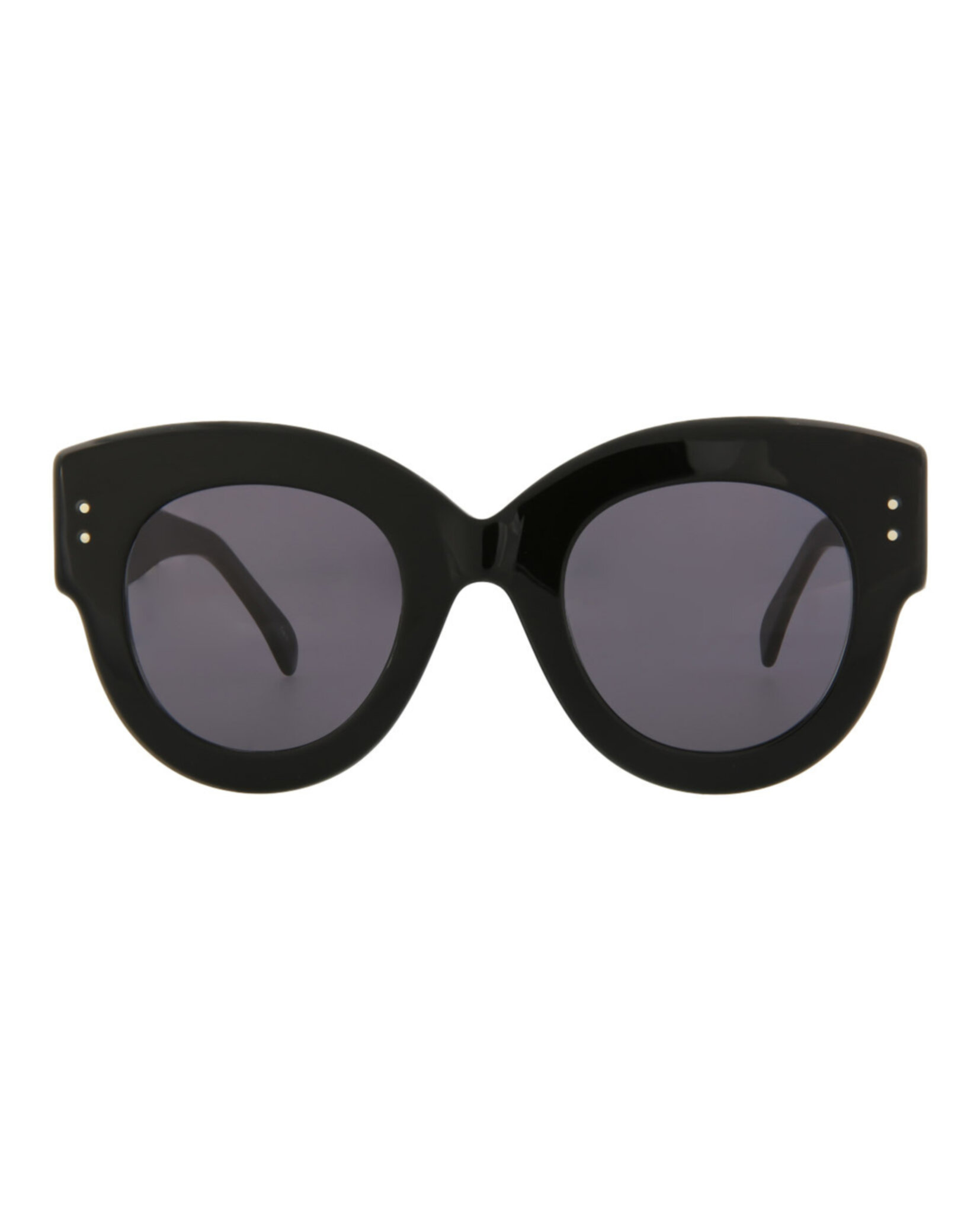 サングラス Alaia OVAL 79 BLACK-BLACK-GREY ALAÏA BLACK OVAL SUNGLASSES | ALAÏA CH