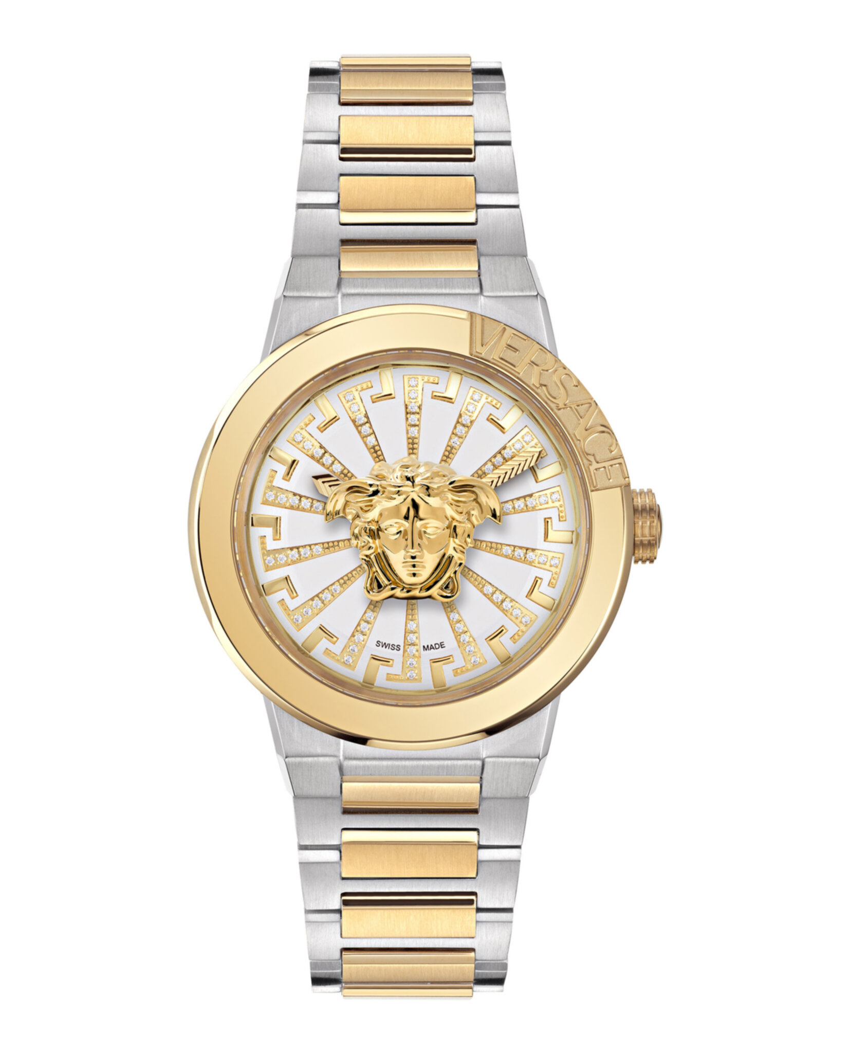 Sale! Versace Womens Two Tone 38mm Bracelet Fashion Watch Versace Womens Two Tone 38mm Bracelet Fashion Watch | eBay main image 2