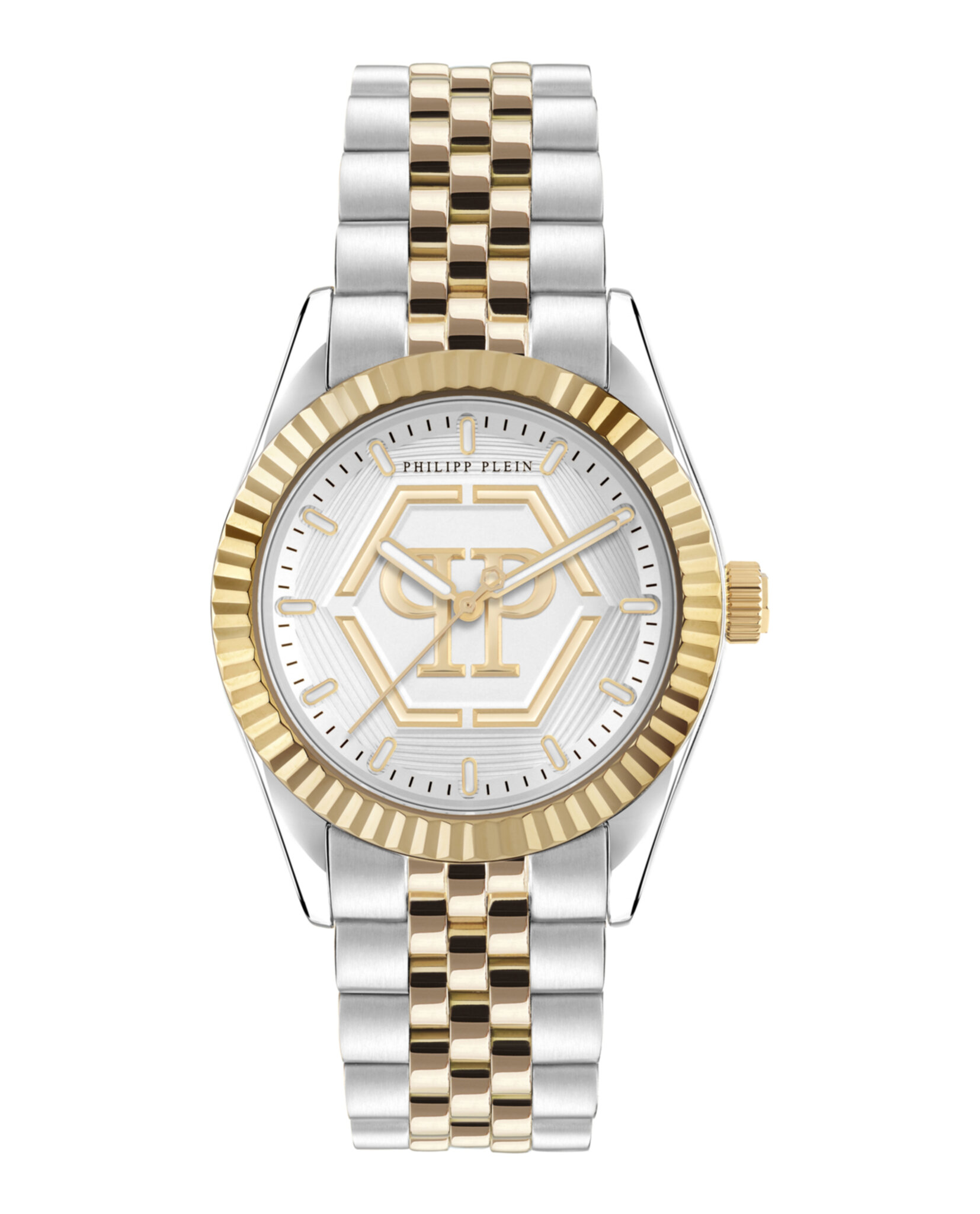 Philipp Plein Womens Two Tone 38mm Bracelet Fashion Watch | eBay display picture 2