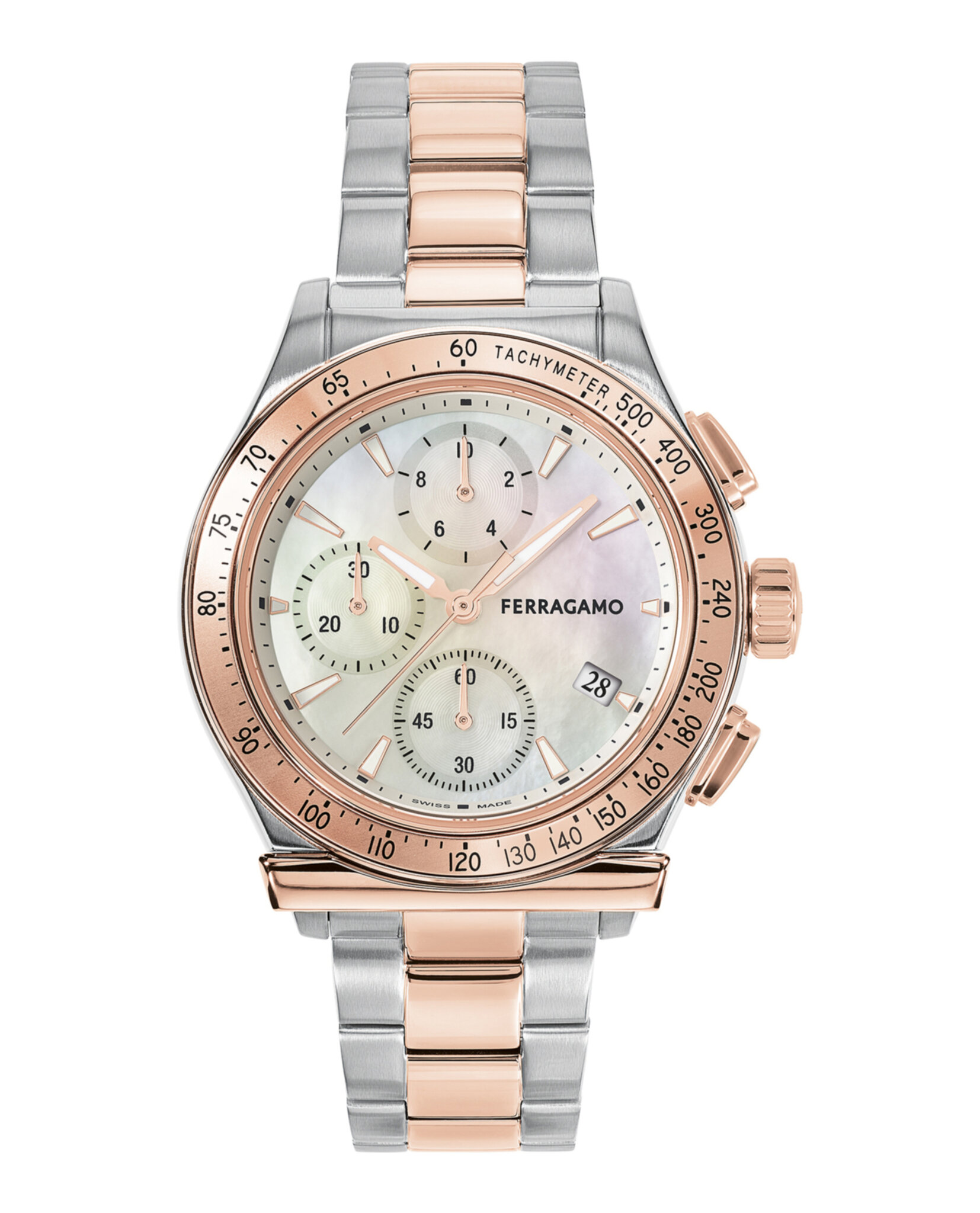 Ferragamo Womens Stainless Steel 38mm Bracelet Fashion Watch Ferragamo Asymetrique Watch - Women | Ferragamo main image 4