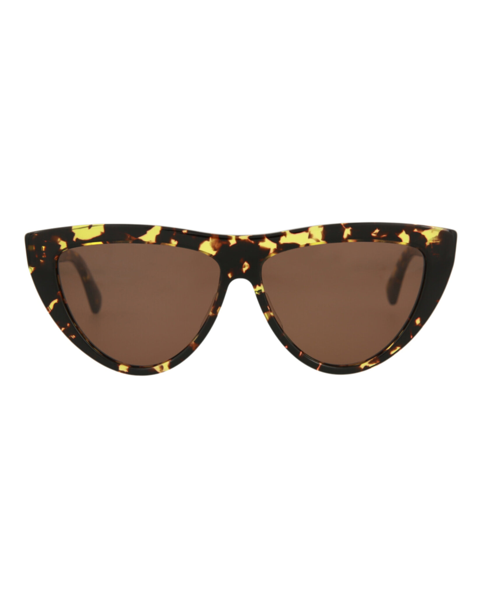 New Bottega Veneta Womens Cat Eye Havana Havana Grey Fashion Designer Sunglasses Bottega Veneta Bv1249s Havana Female Cat-Eye Sunglasses  main image 2