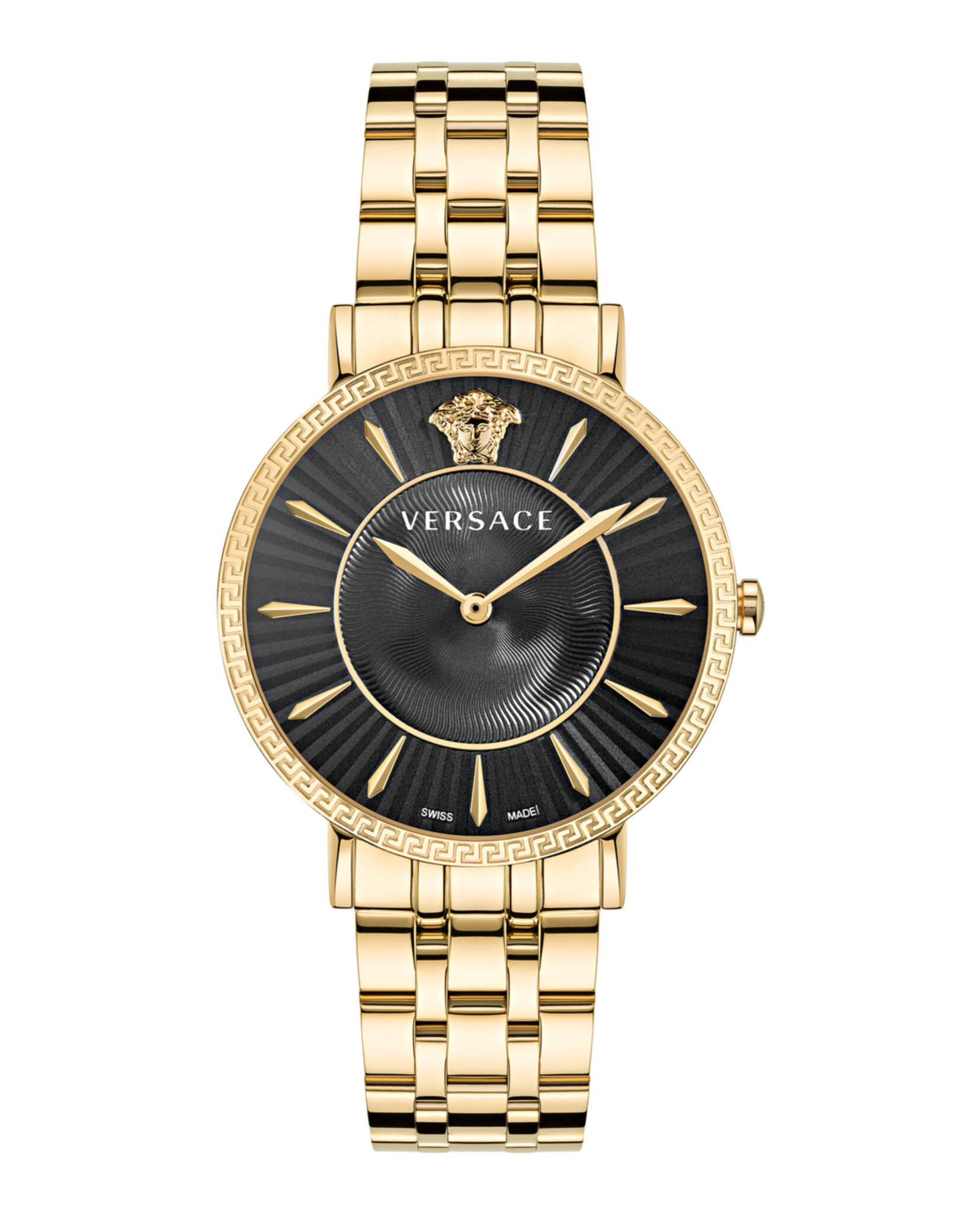 Versace Women\'s Black Face Gold Bracelet 38mm Versace Womens Gold 38mm Strap Fashion Watch – Bluefly main image 3