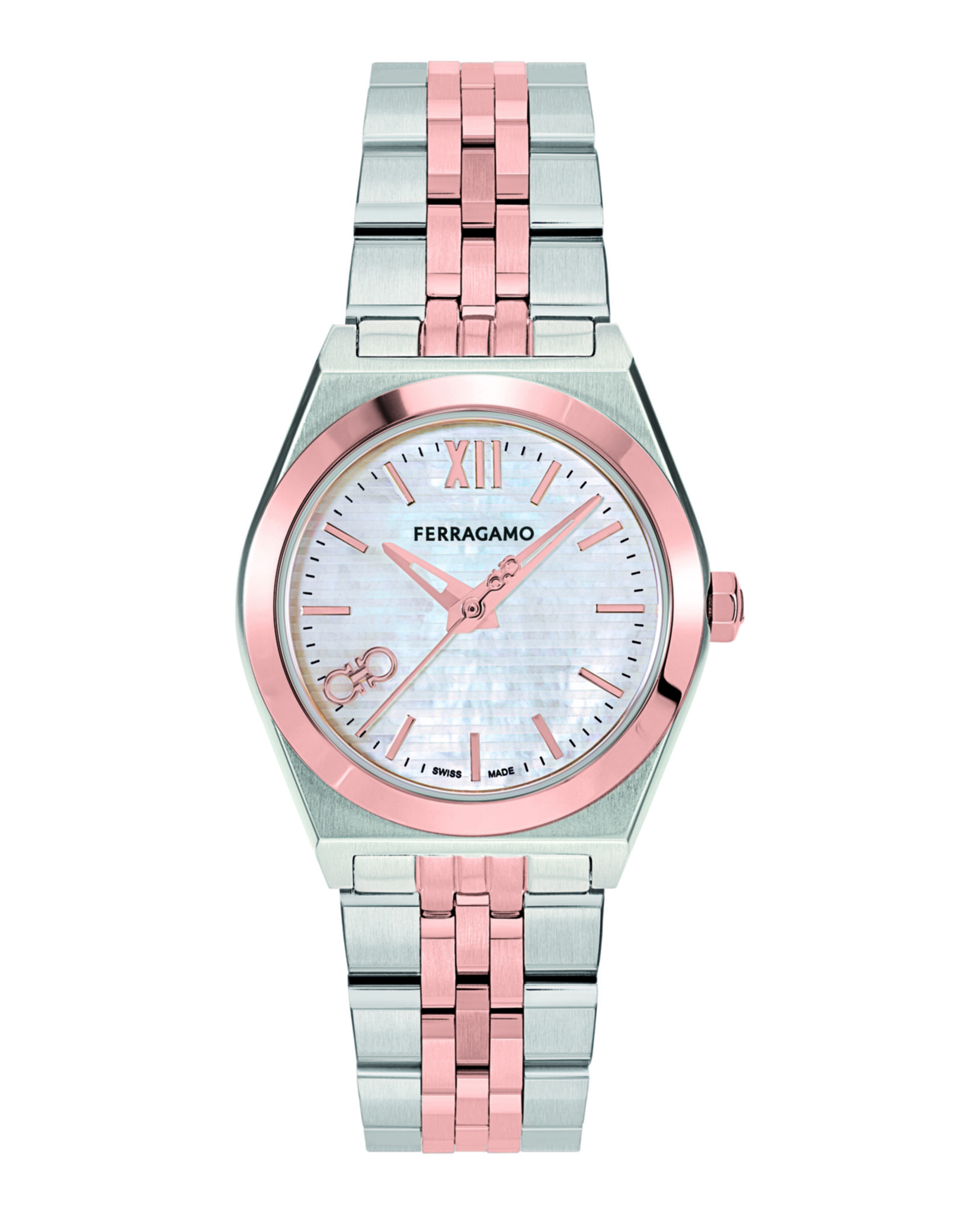 Ferragamo Womens Two Tone 28mm Bracelet Fashion Watch | eBay