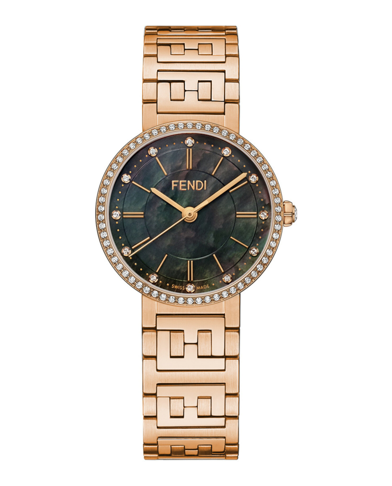 Fendi Women\'s Rose Gold Diamond Watch! New FENDI Women main image 3