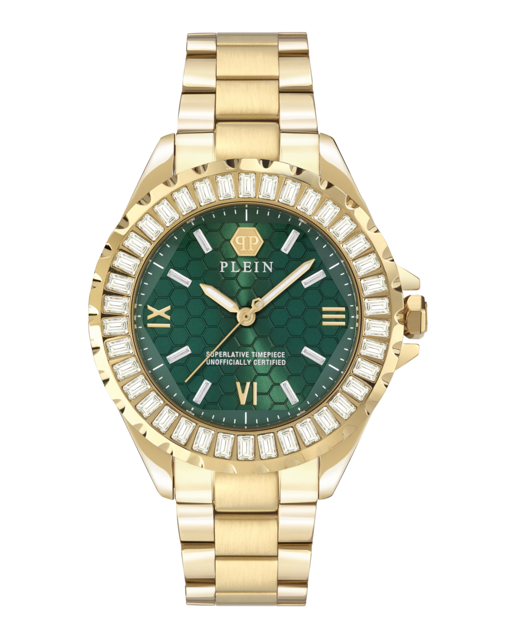 Philipp Plein Womens Gold Watch New! Philipp Plein Womens Gold 40mm Strap Fashion Watch | eBay main image 4