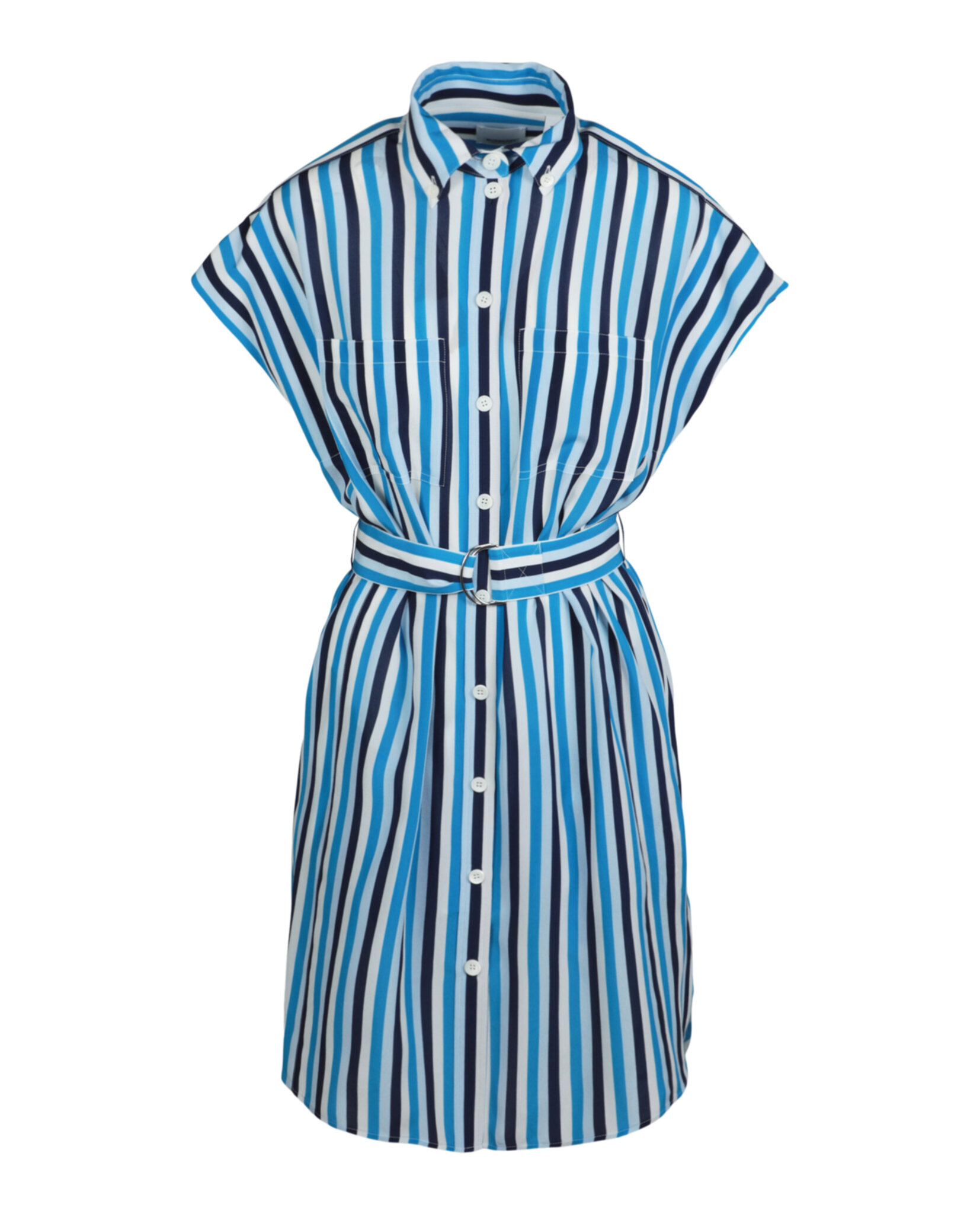 burberry shirt dress blue Burberry Hemdkleid aus schwerem Denim , Size: 14