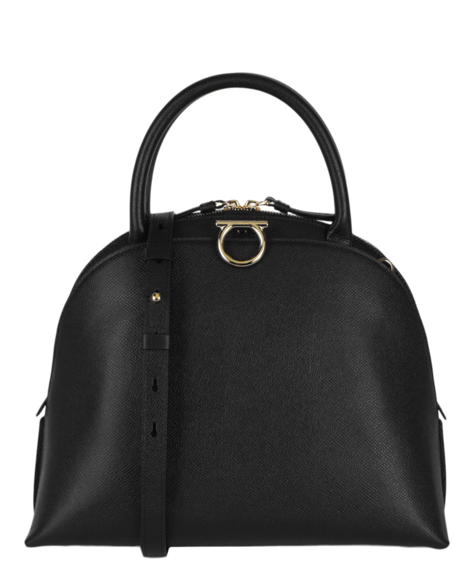 Ferragamo Womens Gancini Medium Top Handle Bag | eBay