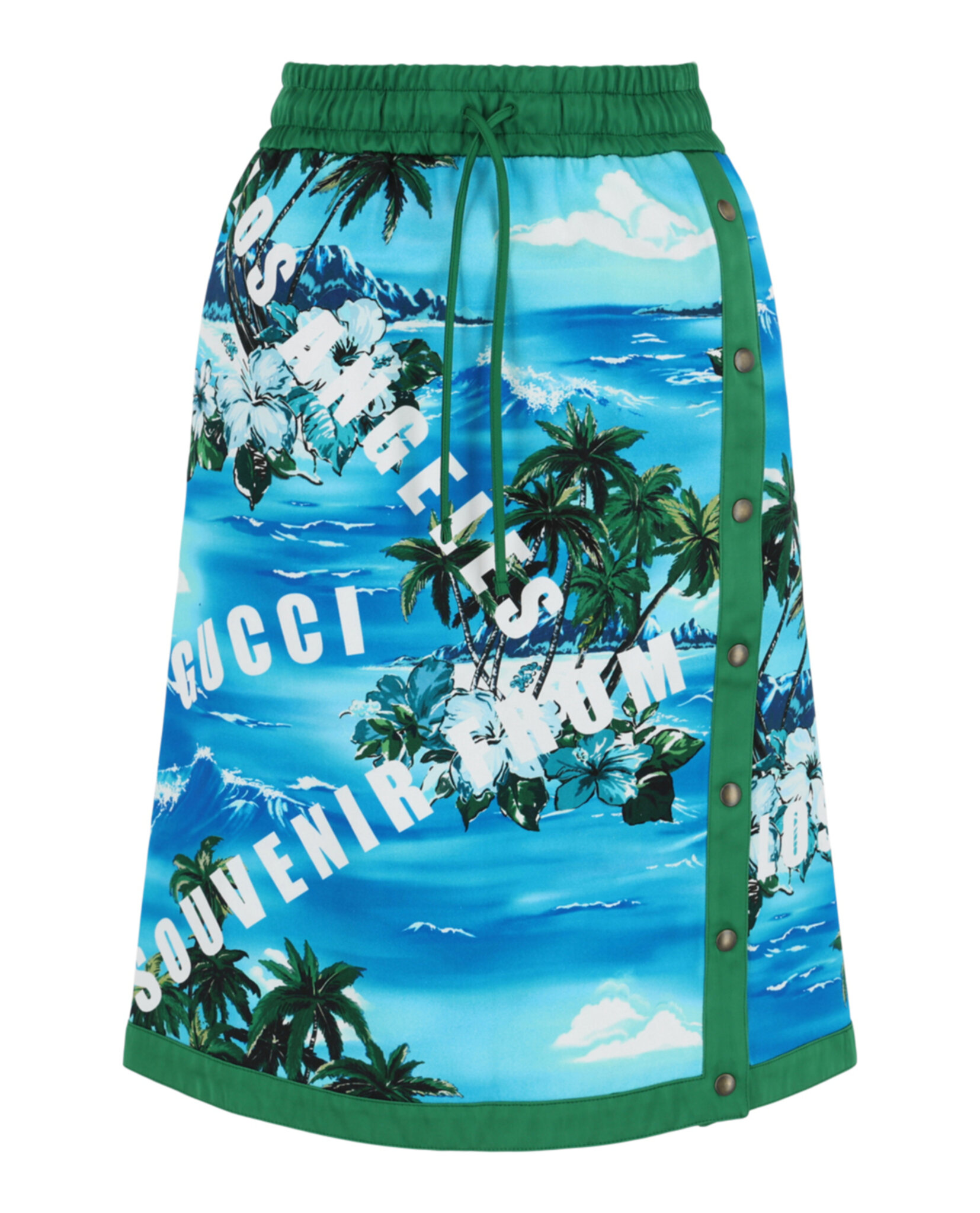 ♡タグ付き未使用品♡GUCCI♡ビーチボール柄♡シルク100%♡スカート Gucci Womens Hawaiian Printed Knee-Length Skirt | eBay