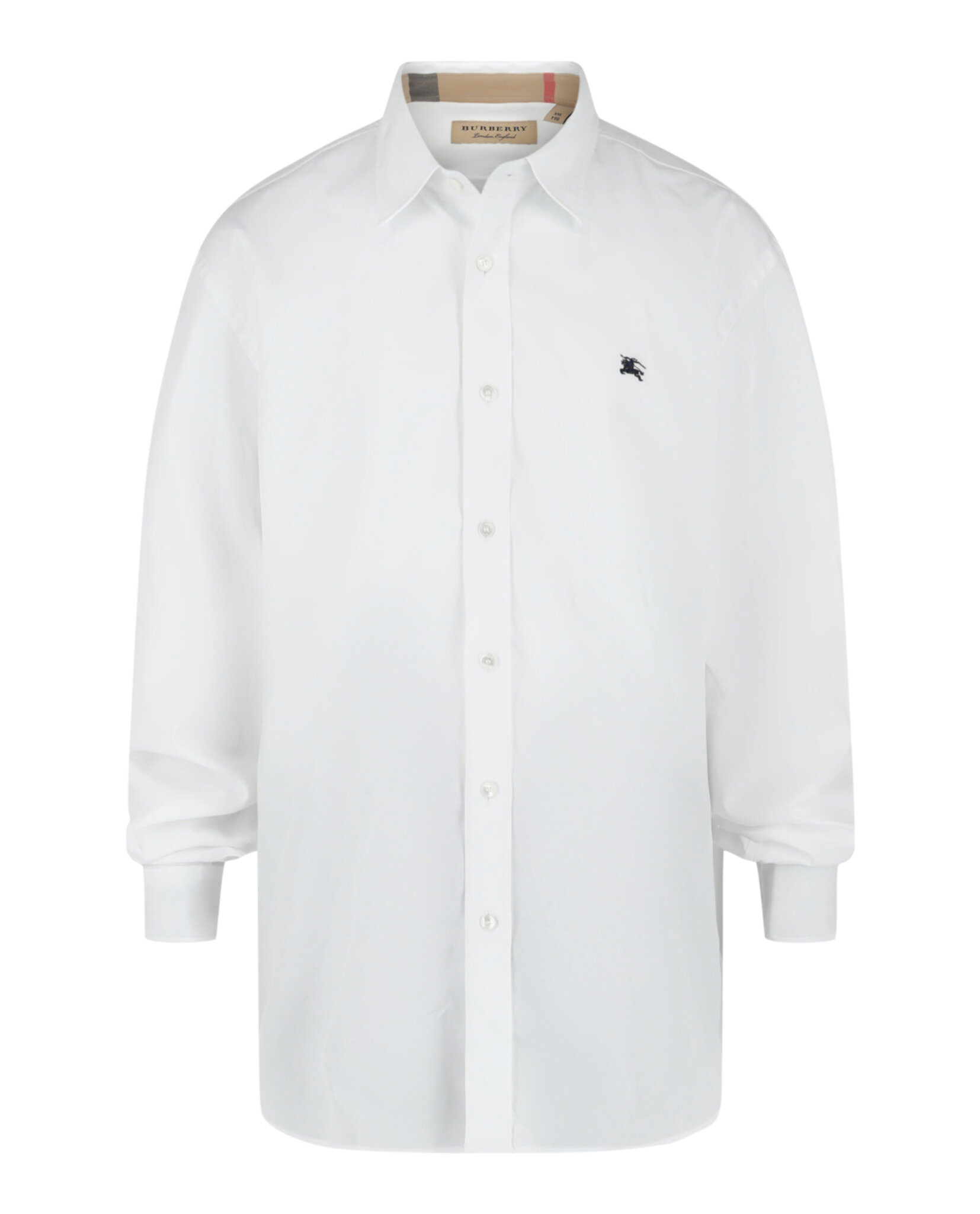 Tシャツ・カットソー Burberry FW25 White stretch poplin shirt (8113135 A1464) Burberry Mens Stretch Cotton Poplin Shirt | eBay