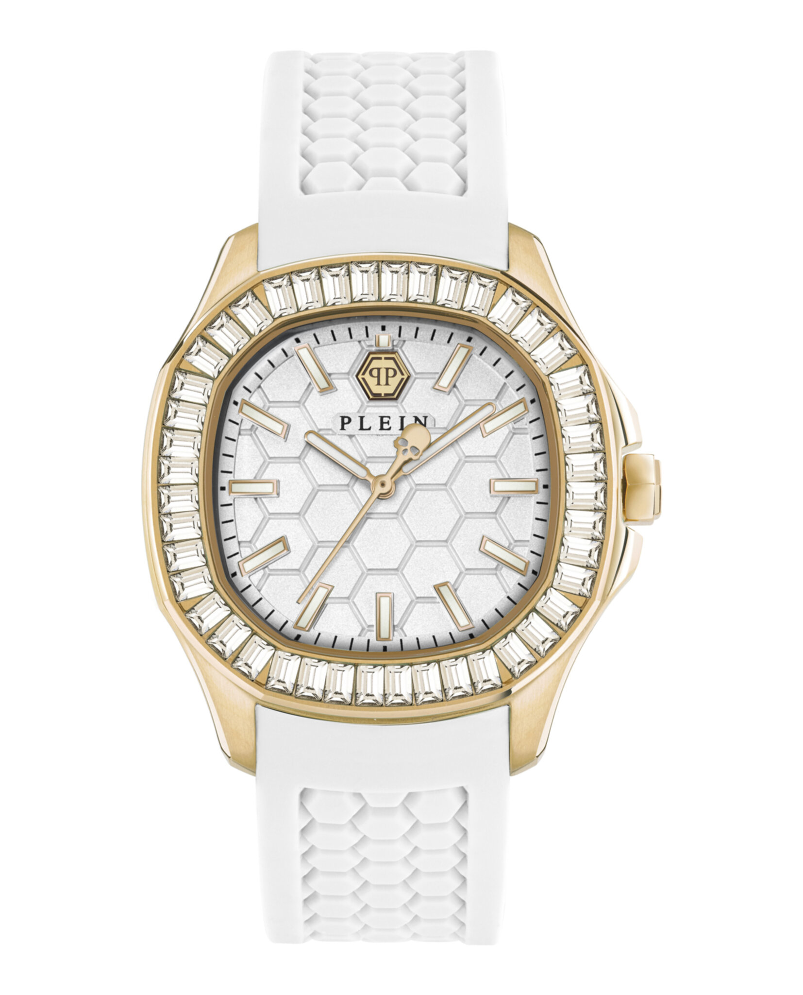 Philipp Plein Womens Gold 38mm Strap Fashion Watch | eBay display picture 1