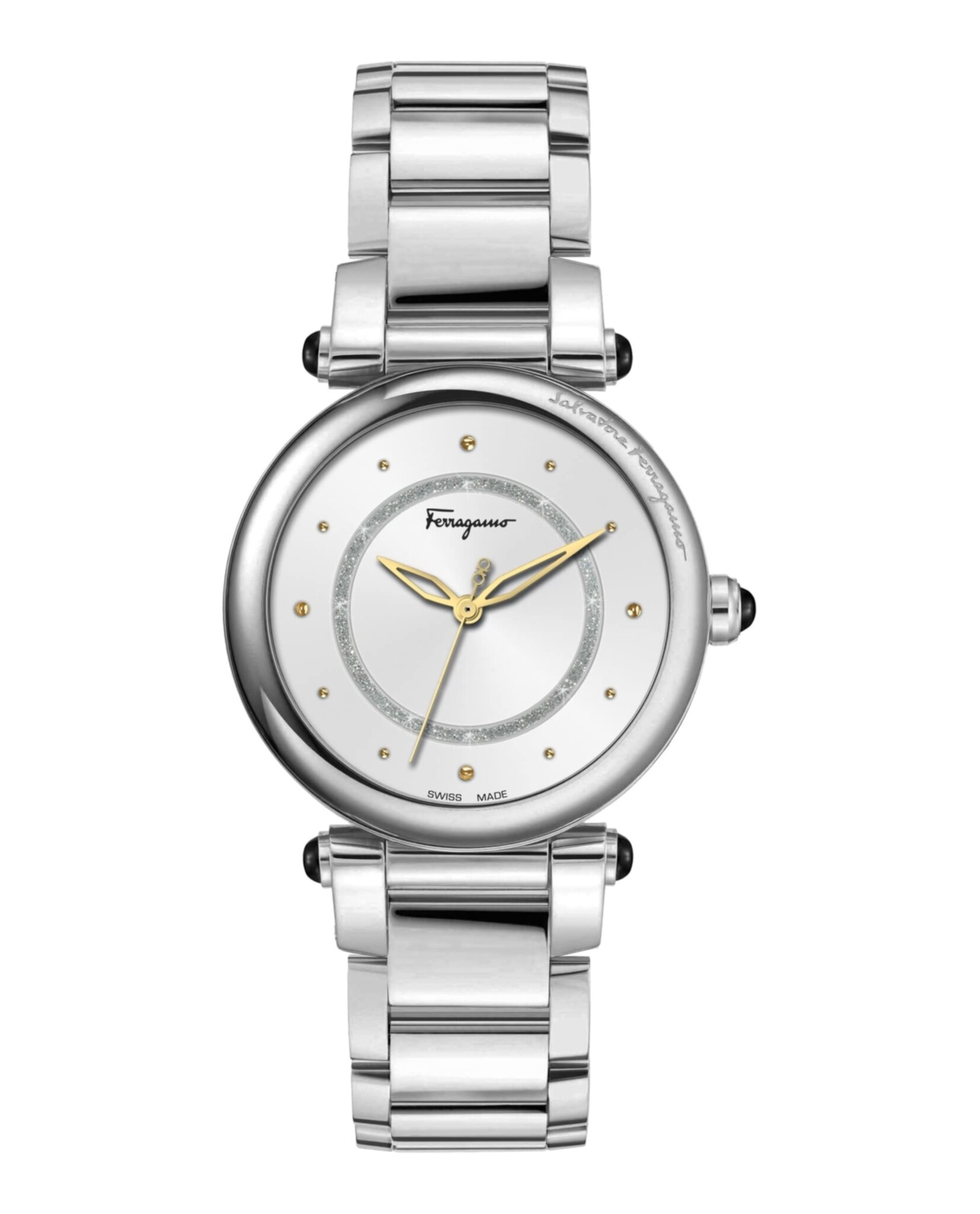 【FERRAGAMO】Idillio Bracelet Watch シルバー文字盤 36mm FERRAGAMO Idillio Stainless Steel Bracelet Watch/36MM | Saks