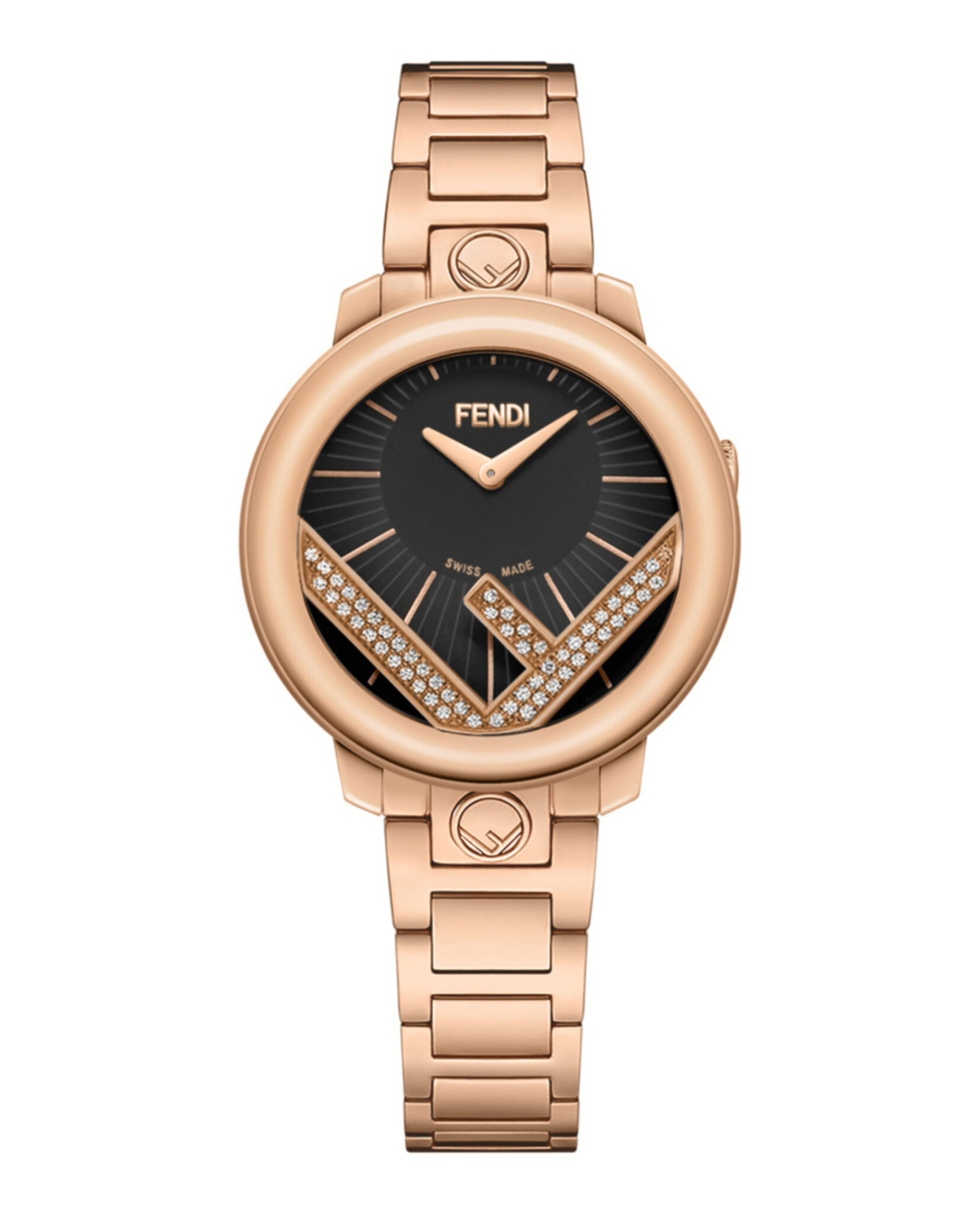 Fendi Womens Rose Gold 28mm Bracelet Fashion Watch | eBay display picture 3