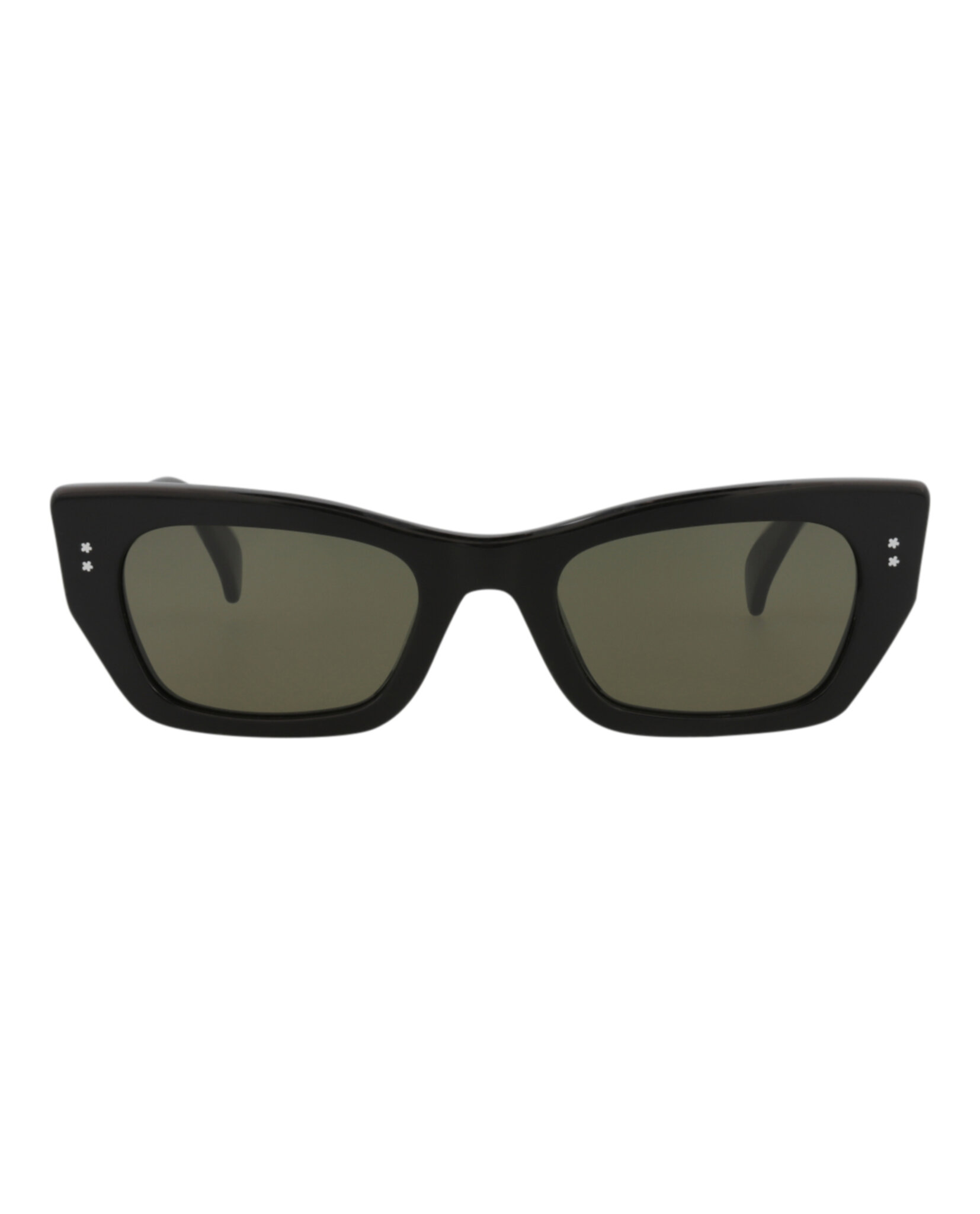Kenzo Unisex Cat Eye Black Black Green Fashion Designer Eyewear