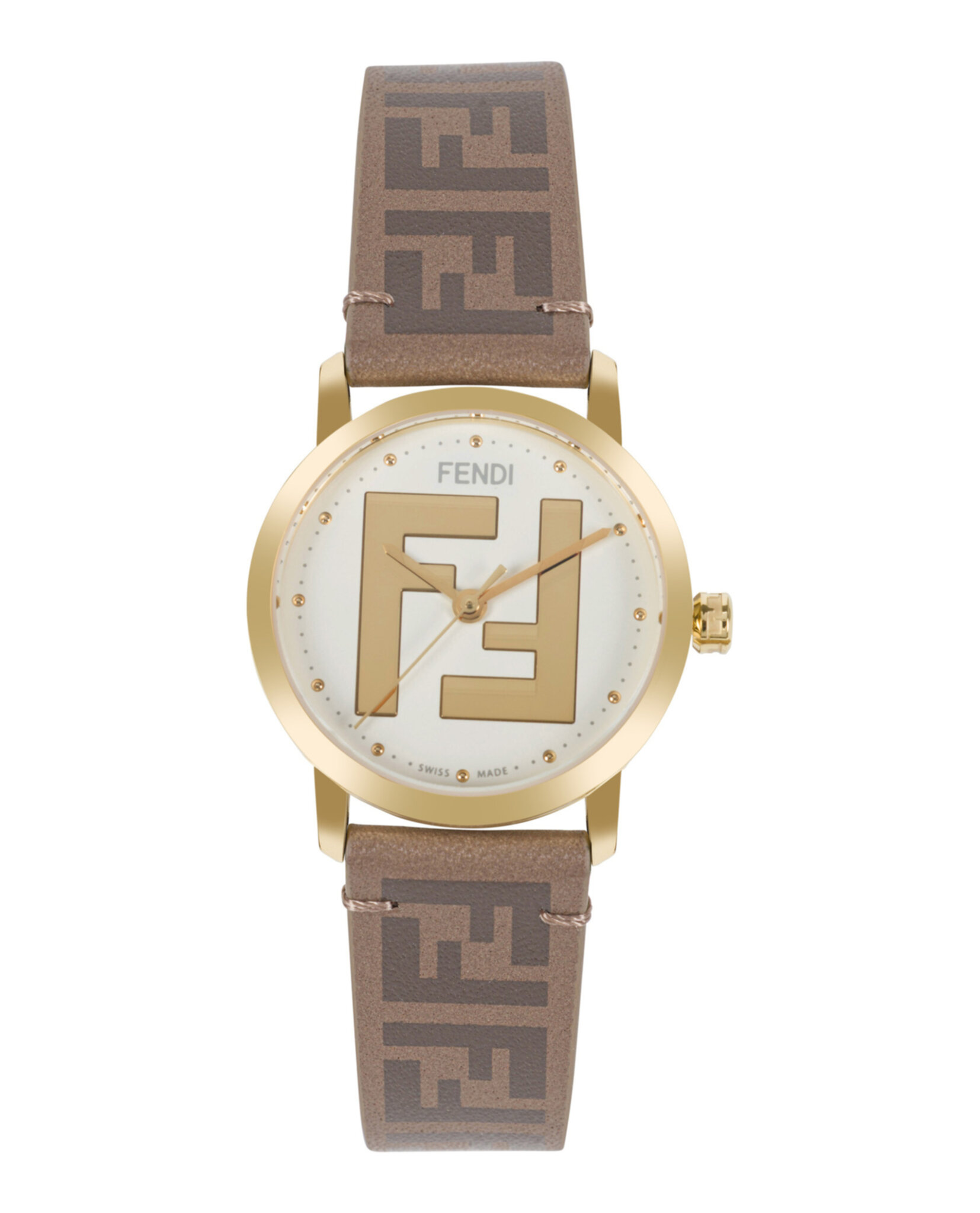 Fendi Womens Gold 29mm Strap Fashion Watch | eBay