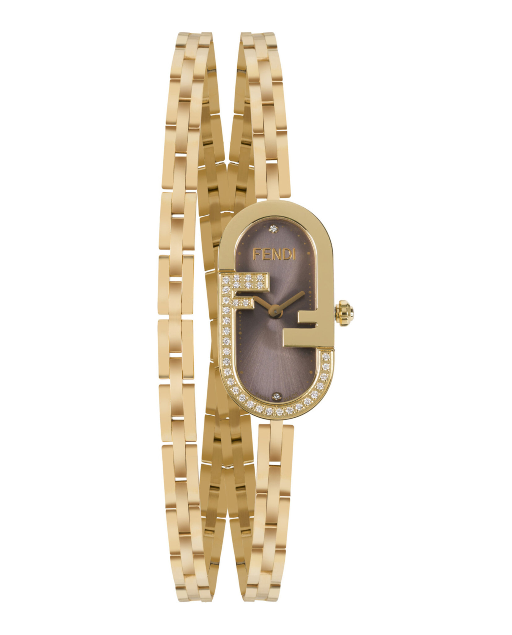 Fendi Gold Bracelet Timepiece Fendi Orologi 640L Vintage Women main image 4