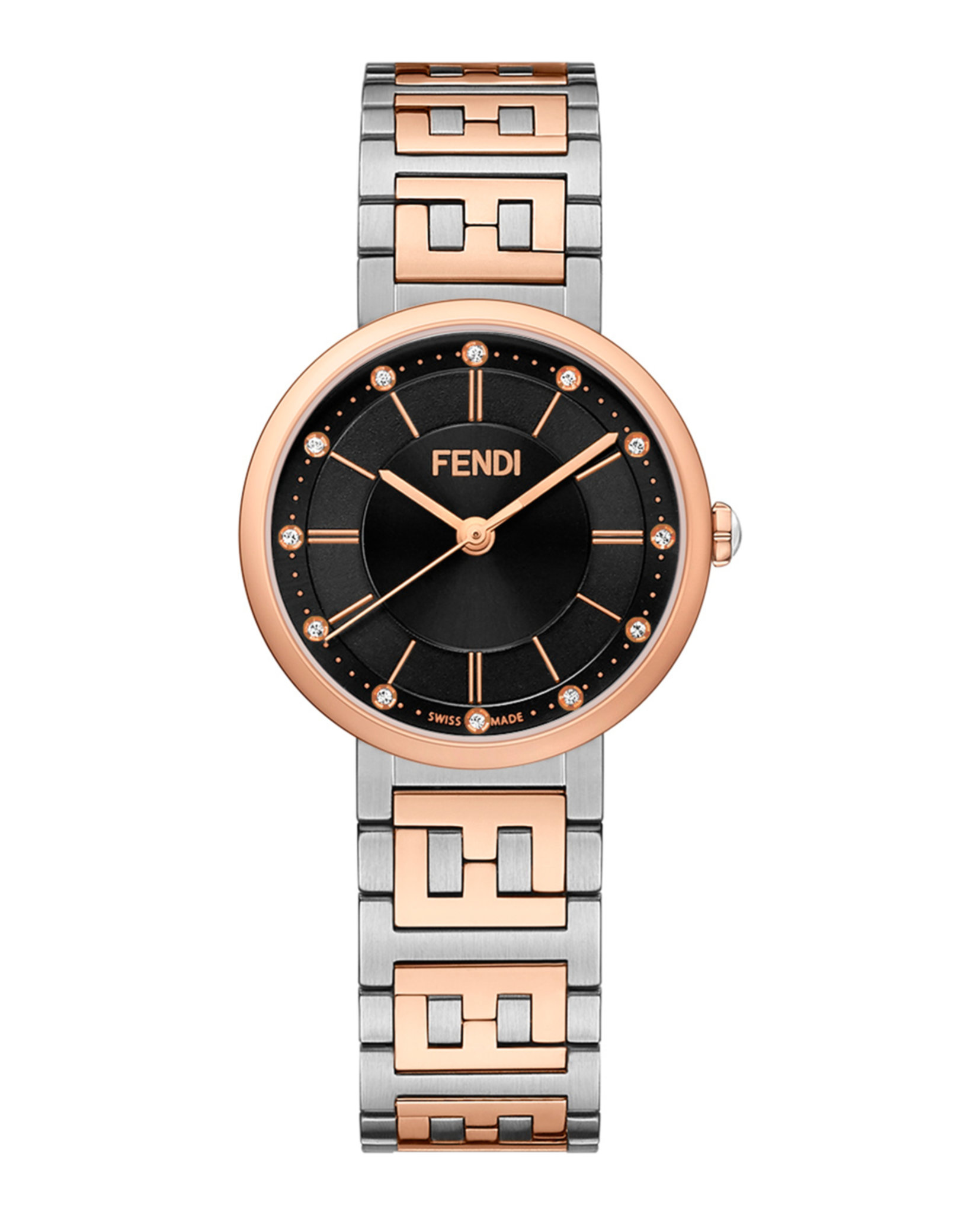 Sale! Fendi Two Tone Rose Gold Ladies Watch! New! Fendi Womens Watches | Direct Luxury main image 2