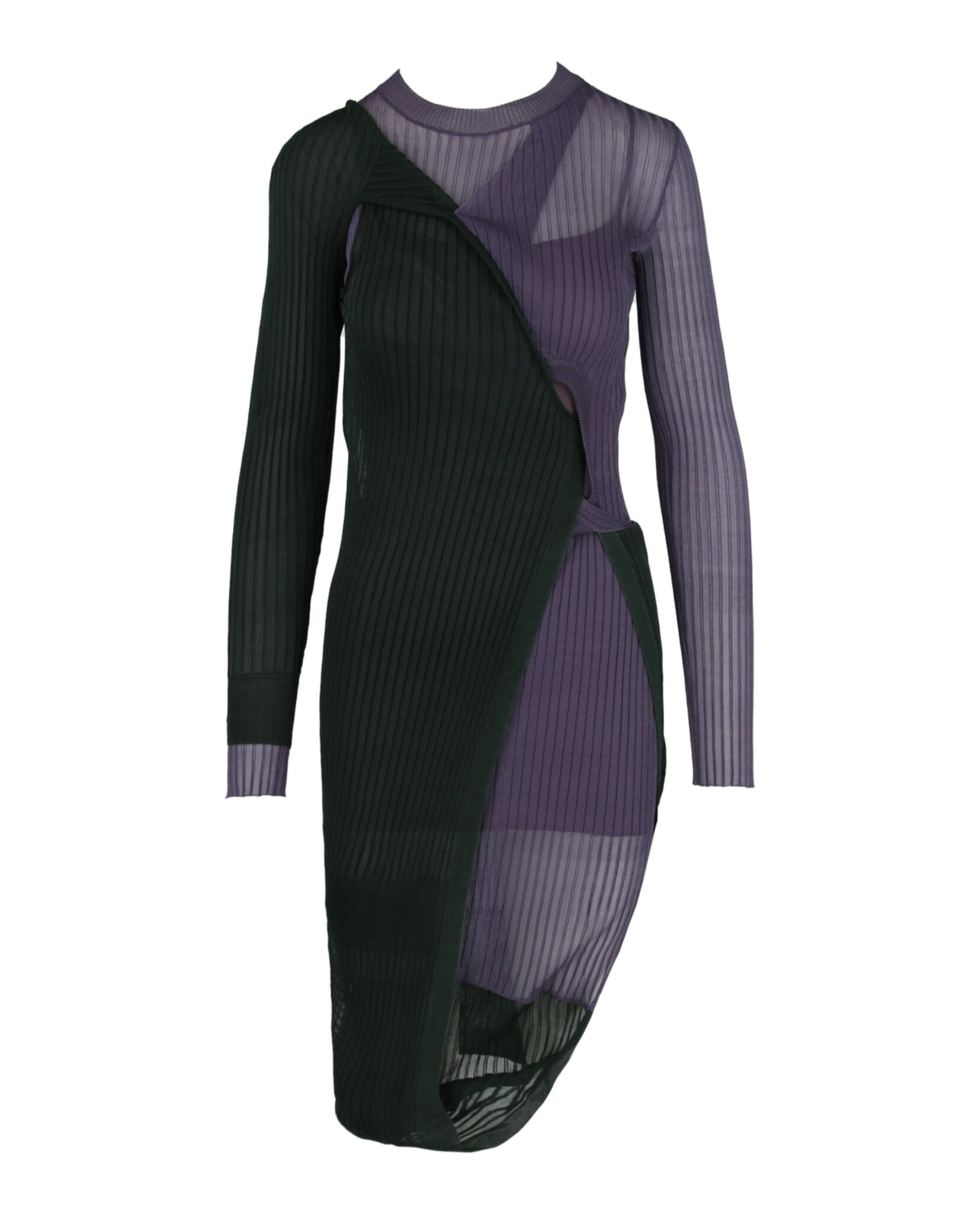 grey bottega dress Bottega Veneta Wool + Silk Textured Grey Dress 20000's Vintage TTS