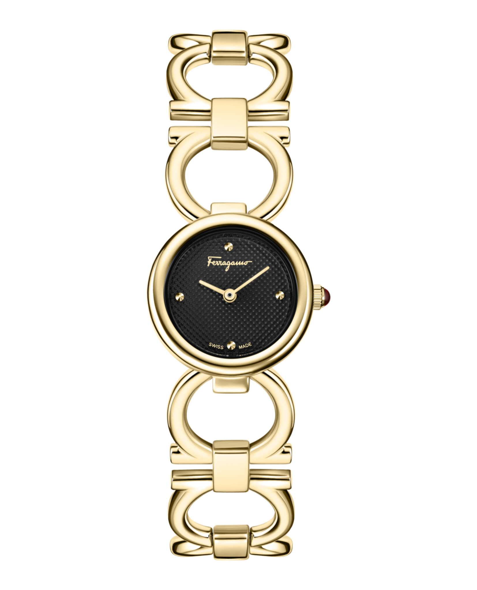 Ferragamo Womens Gold 22.5mm Bracelet Fashion Watch | eBay display picture 1