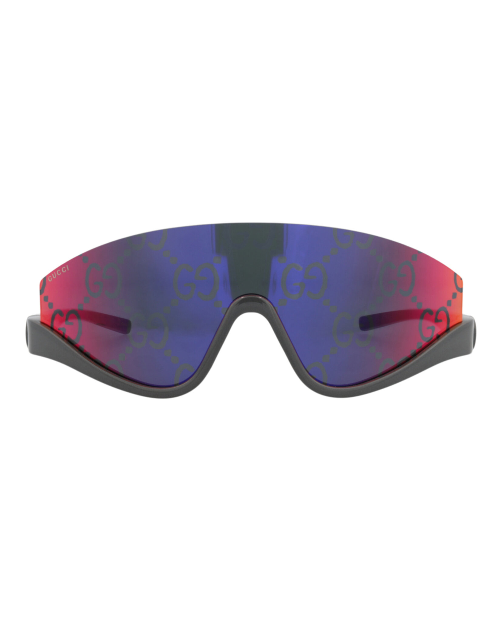 Gucci Womens Shield/Wrap Grey Grey Red Fashion Designer 