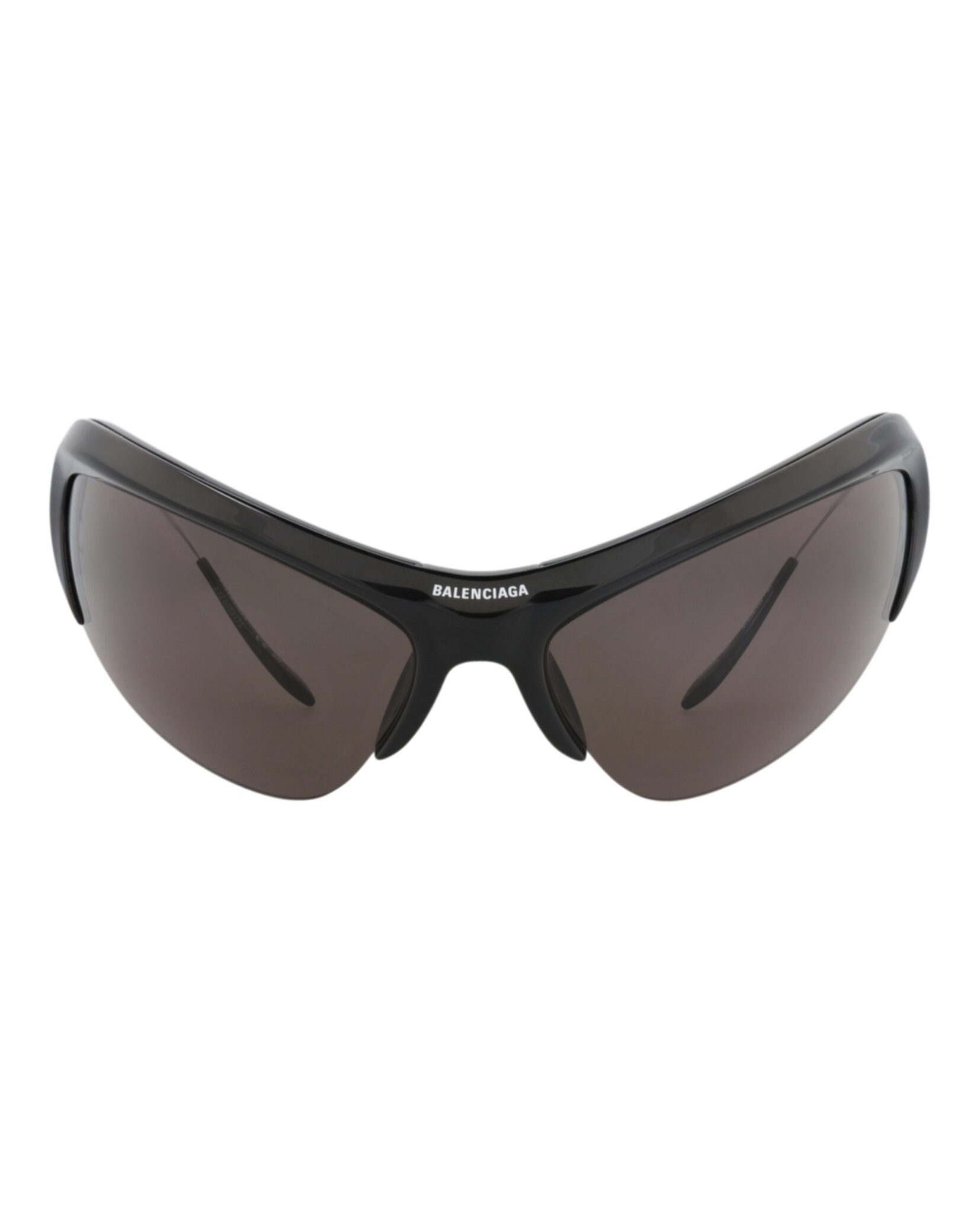 Balenciaga Unisex Shield/Wrap Black Silver Grey Fashion  display picture 3