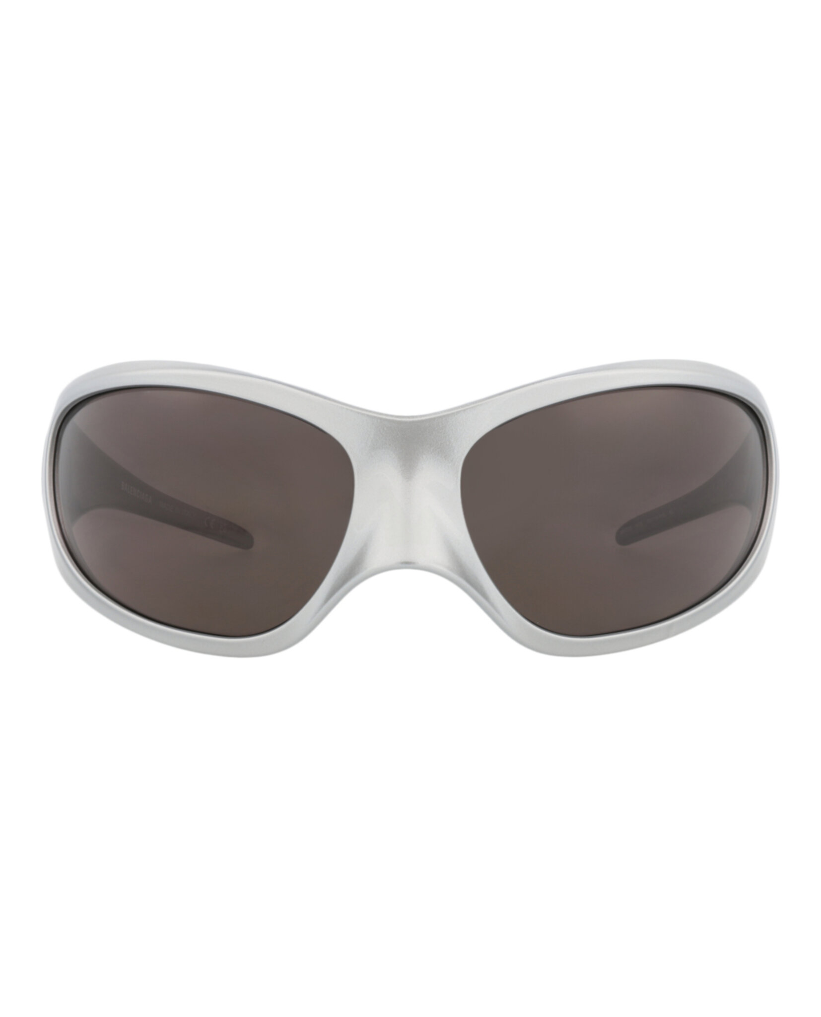 Balenciaga Womens Shield/Wrap Silver Silver Grey Fashion 