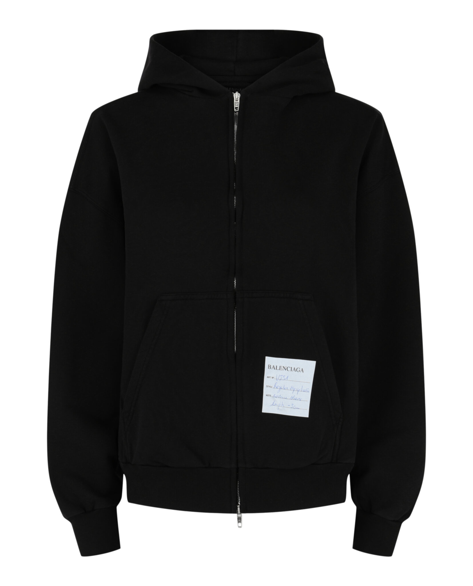 Balenciaga Womens Turn Wide Fit Zip-Up Hoodie | eBay