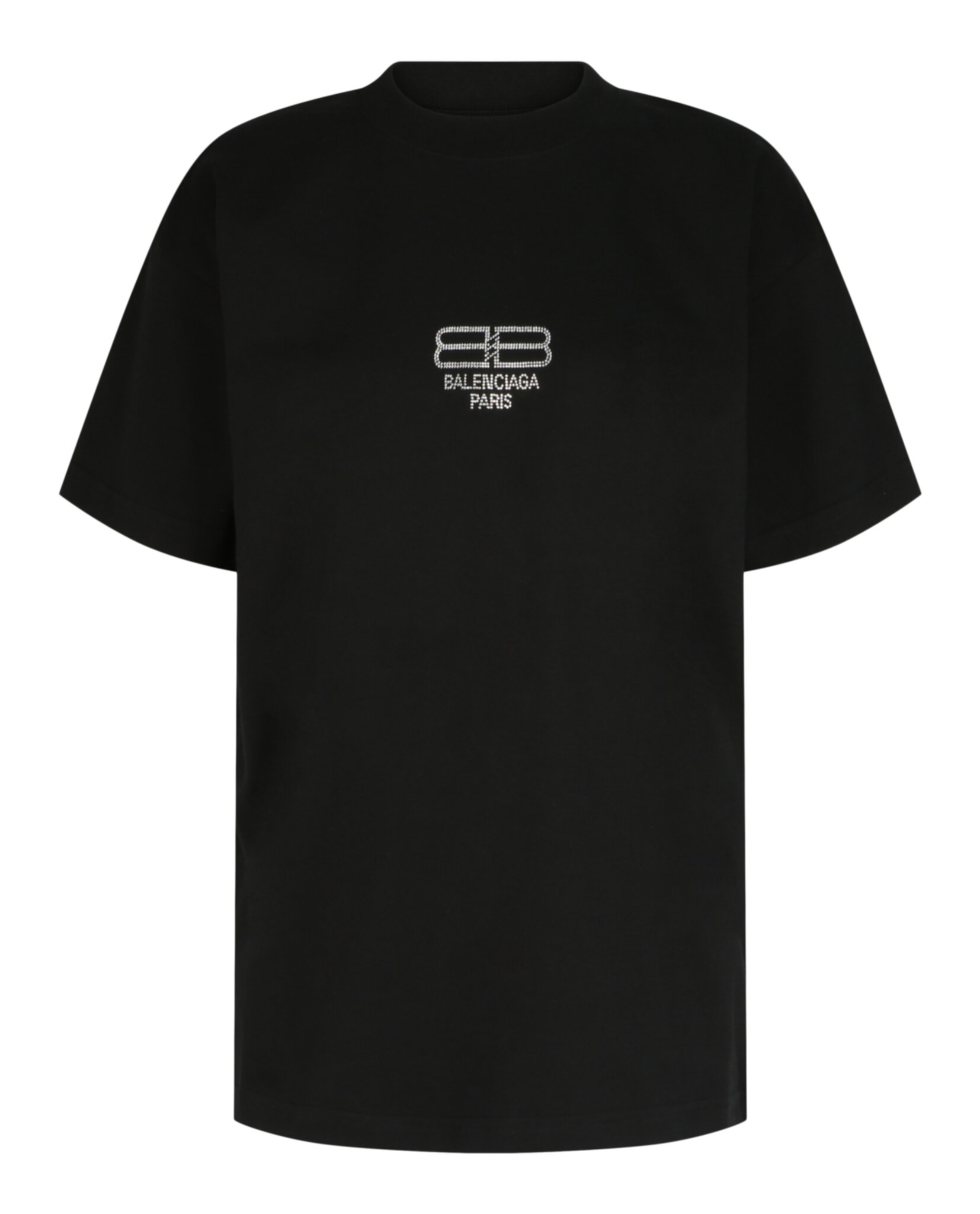Balenciaga Womens BB Paris Rhinestone T-Shirt | eBay