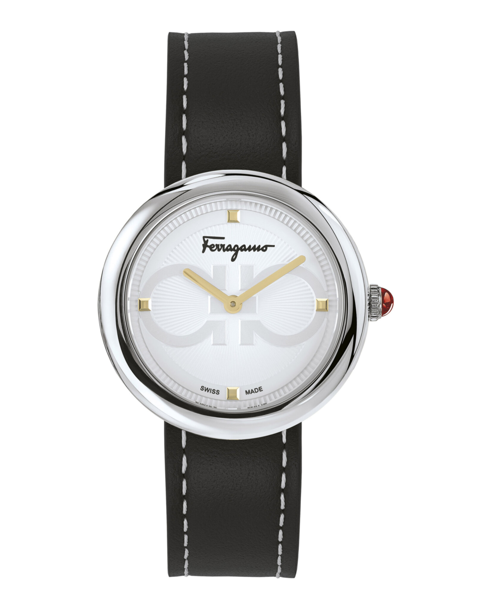 SALVATORE FERRAGAMO クラヒアフリントハント 321131 785720002 Salvatore Ferragamo Womens Gold 40 mm Ferragamo Ora Watch