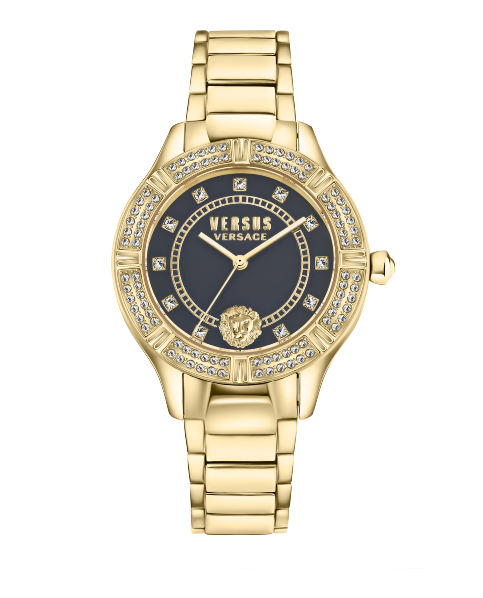 アナログ腕時計 Versus Versace Crysta Stainless Steel 38mmmm Bracelet VERSUS Versace Vittoria Crystal Bracelet Watch, 38mm