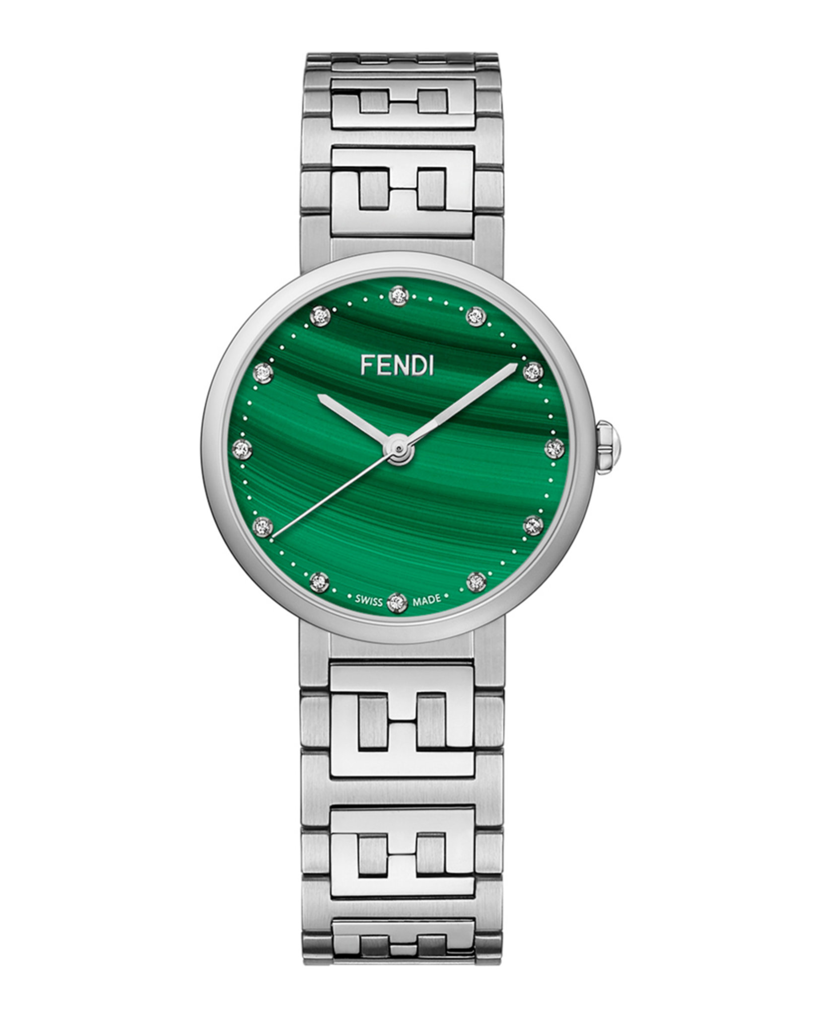 Fendi Womens Forever Fendi Stainless Steel 29mm Bracelet