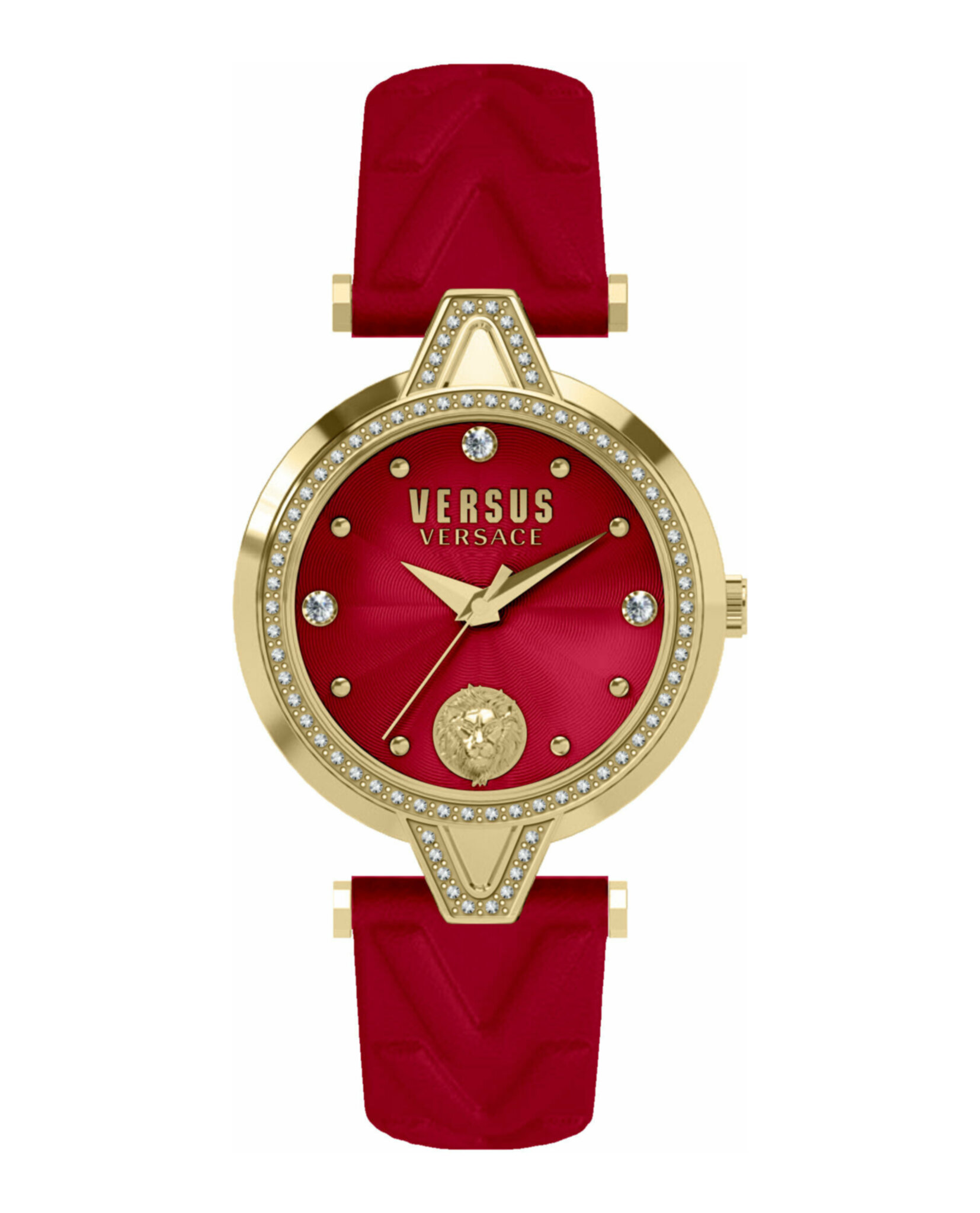 Versace Versus Gold 34mm Watch w/ box Versus Versace Womens Gold 34mm Strap Fashion Watch | eBay main image 3