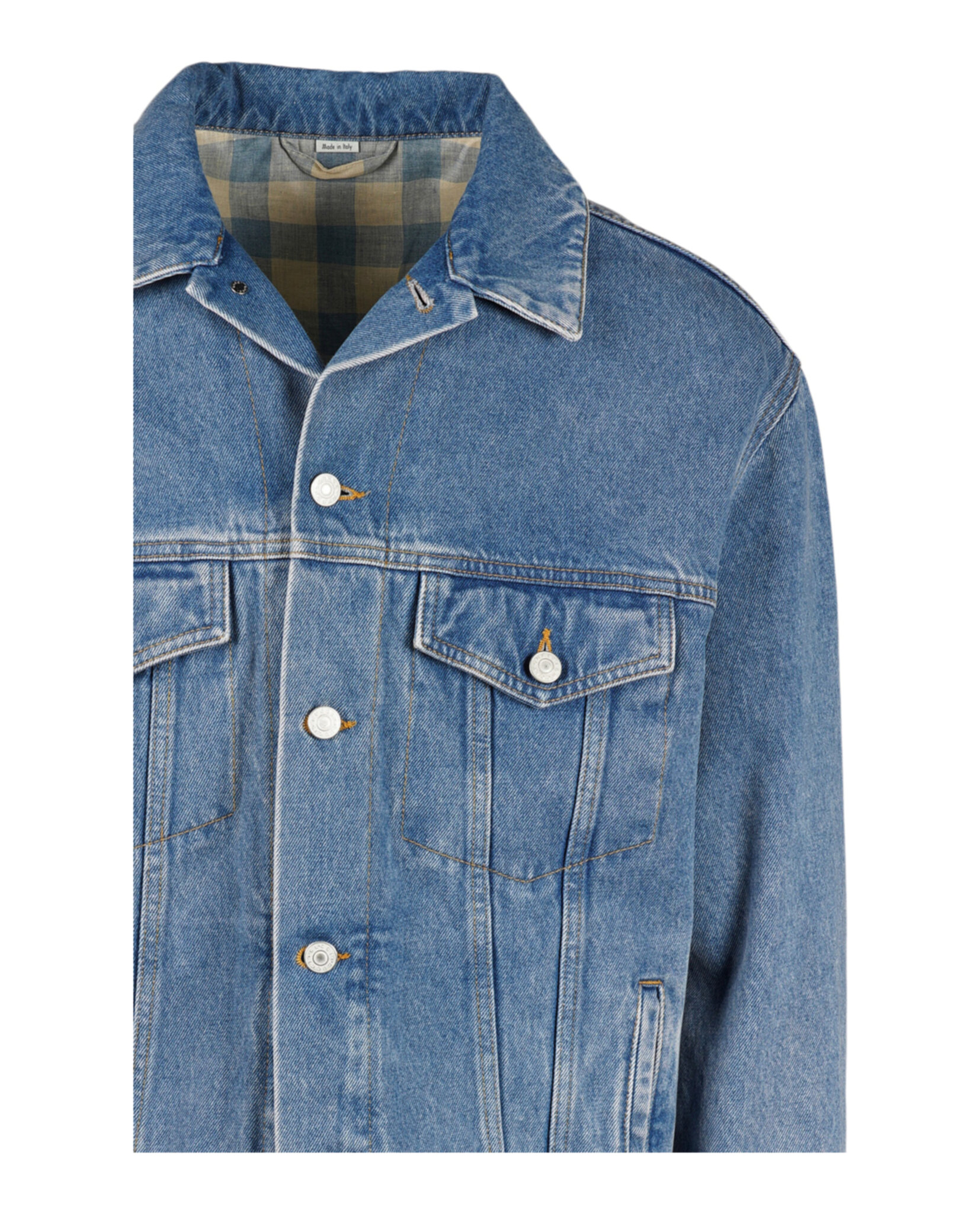Gucci Mens Denim Print Jacket