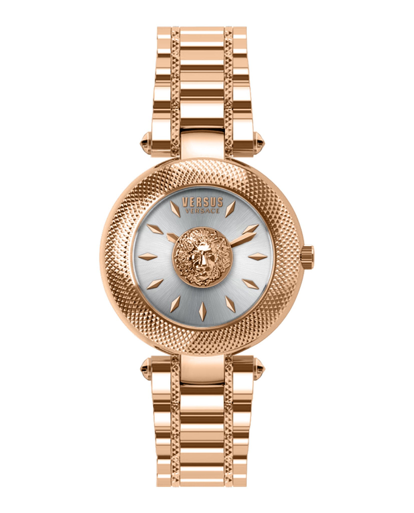 Versus Versace Womens Brick Lane Rose Gold 36mm Bracelet